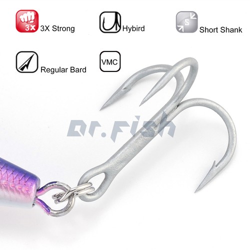 Dr.Fish Fishing Popper Topwater Hardbaits 1.4oz Saltwater Pencil Lures Tuna Pike