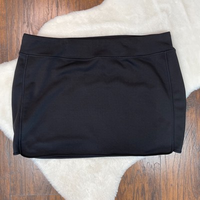 Athleta Skirt 2X Black Fleece-Lined Mini Athletic Stretch Women's