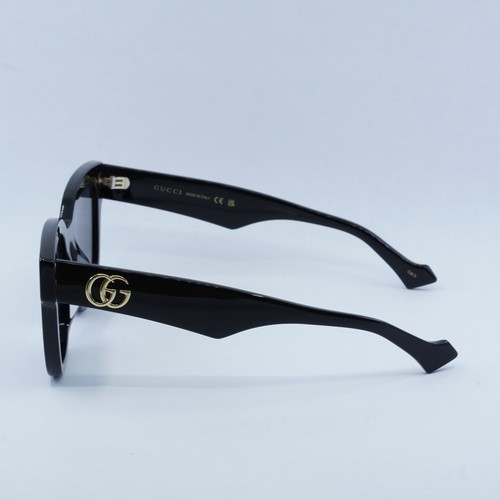 Pre-owned Gucci Gg0998s 001 Black/grey 52-21-145 Sunglasses In Gray