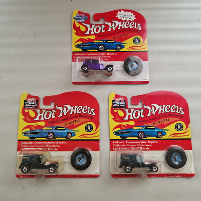 Hot Wheels Lot x3 25th Anniversary '32 Ford Vicky, Paddy Wagon F21