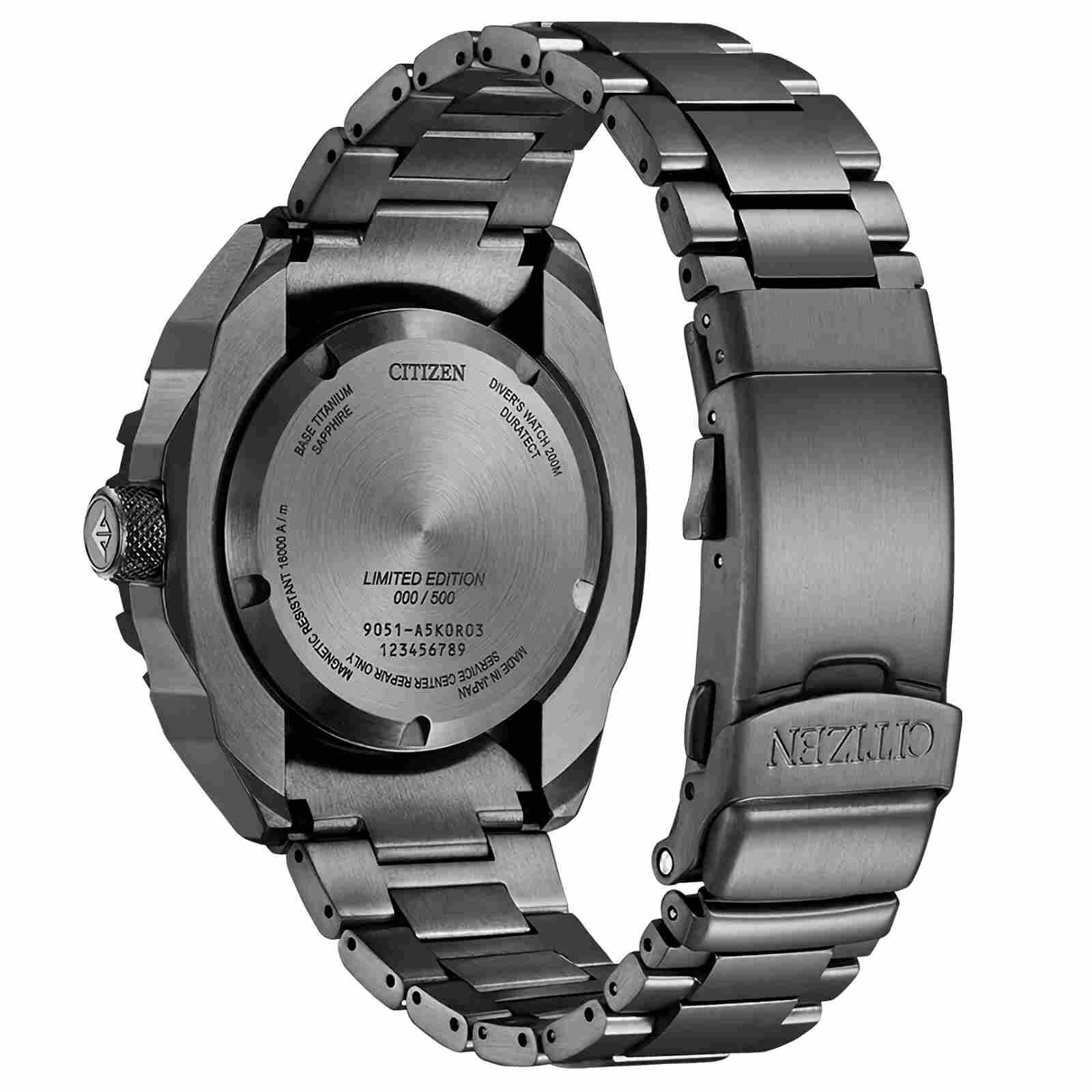 Pre-owned Citizen Promaster Nb6008-82x Automatic Green Dial Men Watch Asia Limited 500 Pcs
