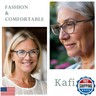 Kafirlo Bifocal Reading Glasses Women Cat Eye Blue Light Blocking Computer Readers Clear Upper No Line Wide Full Frame Cateye Progressive Eyeglasses Designer Cheater Stylish Lightweight Eyewear +1.25