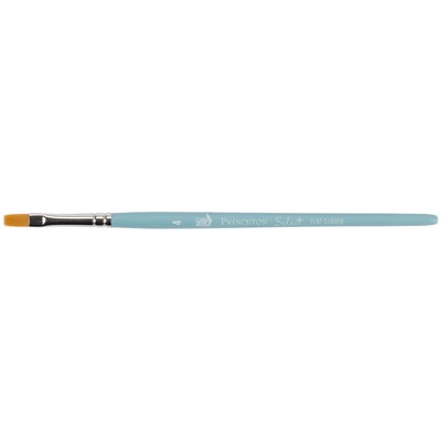 Princeton Artist Brush FS-4 Select Synthetic Brush-Flat Shader Size 4 (3Pk)