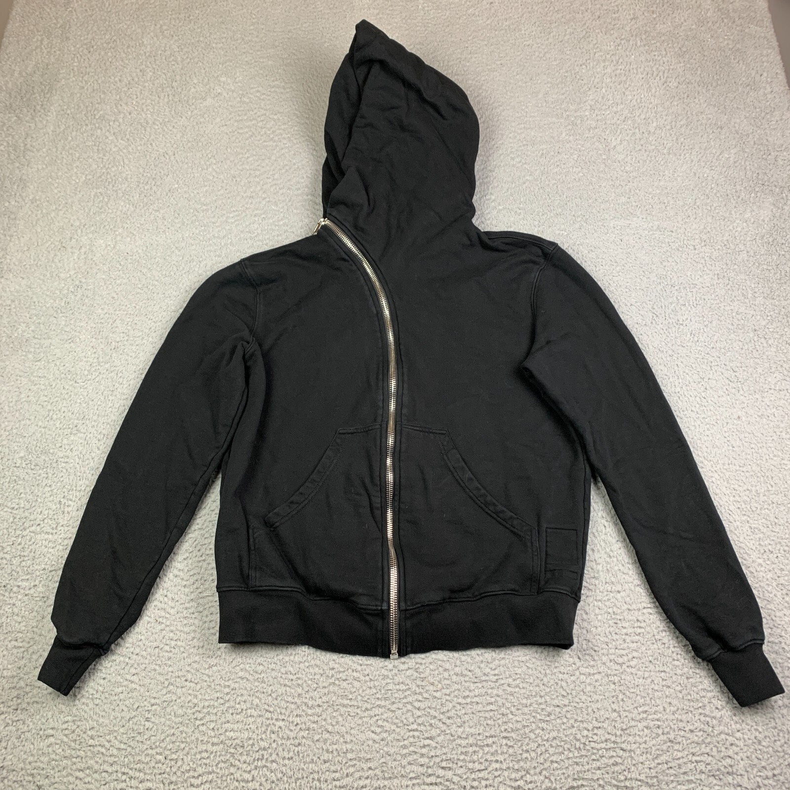 Rick Owens Subhuman Hoodie Mens M DRKSHDW Asymmetric Zip Up Rick Owens Subhuman Hoodie Mens M DRKSHDW Asymmetric Zip Up