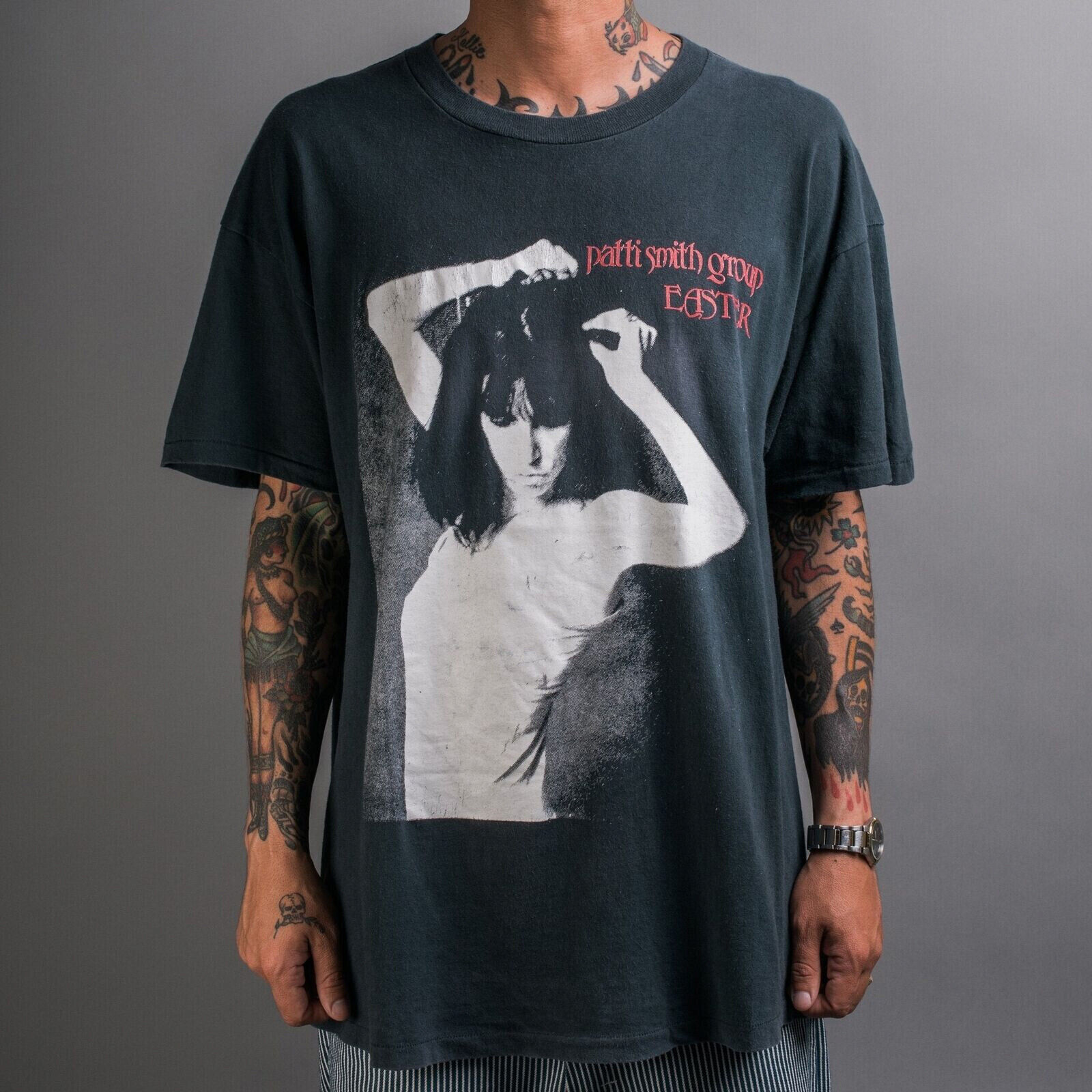 Vintage 1980s Patti Smith Group T-shirt, Music Shirt For Vintage 1980s Patti Smith Group T-shirt, Music Shirt For