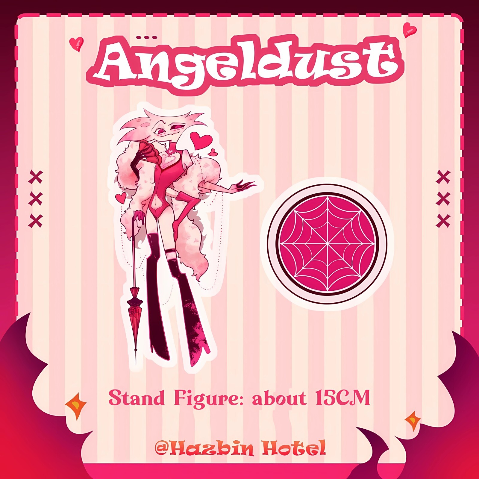 アクリルスタンド Hazbin Hotel Angel Dust acrylic standee Hazbin Hotel Pride 2025 Angel Dust Acrylic Standee | Hazbin