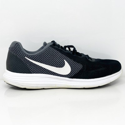 

Nike Mens Revolution 3 819300-001 Черные кроссовки для бега, размер 12, Черный, Revolution 3
