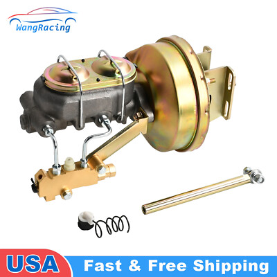 8'' Power Brake Booster Master Disc/Drum Valve For 1960-1966 Chevy C10 C20 Truck