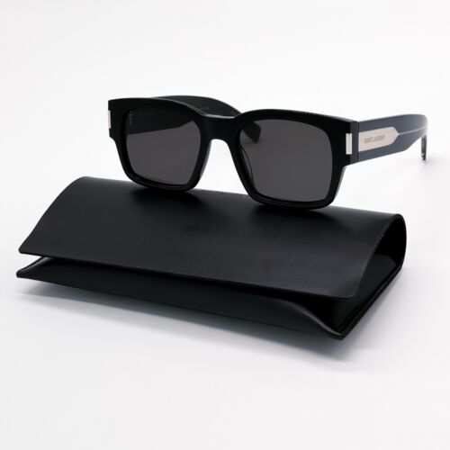 NEW SAINT LAURENT SL617 001 SQUARE BLACK SL 617 001 UNISEX NEW SAINT LAURENT SL617 001 SQUARE BLACK SL 617 001 UNISEX