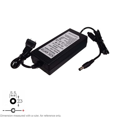 Power Adapter AC DC 5525 12Vdc DC12V 12V 5.0A 5A Unbranded Model 1250 SKU 220519