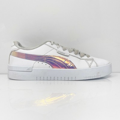 Puma Boys Jada Holo 383759-01 Белые повседневные туфли Кроссовки Размер 5C