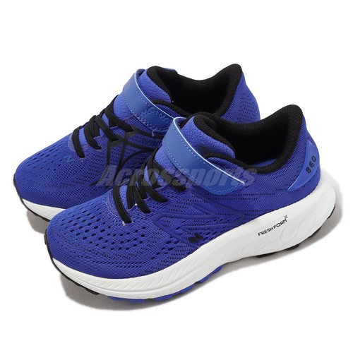 

New Balance Fresh Foam X 860 V13 Wide NB Blue Kids Preschool Running PA860C13-W, Синий, Fresh Foam X 860 V13 Wide