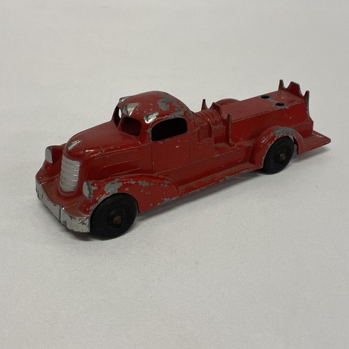 Vintage Original Hubley Kiddie Toy Cast Metal Red Fire
