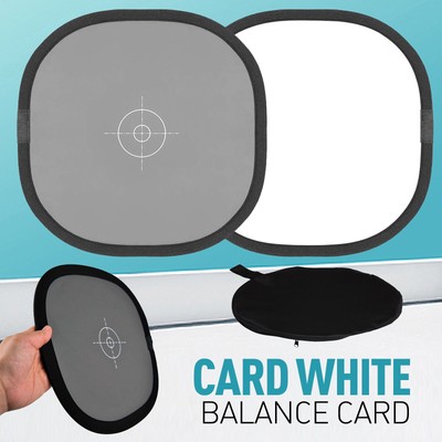 30CM Exposure Card Custom Calibration Camera Checker Grey Card White Balance 18%