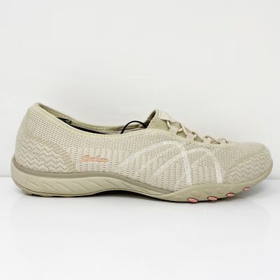 

Skechers Womens Breathe Easy 23045 Бежевая Повседневная Обувь Кроссовки Размер 10, Бежевый, Breathe Easy