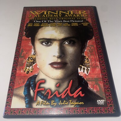 Frida DVD 2003 Salma Hayek Alfred Molina Antonio Banderas Frida Kahlo Bio Movie