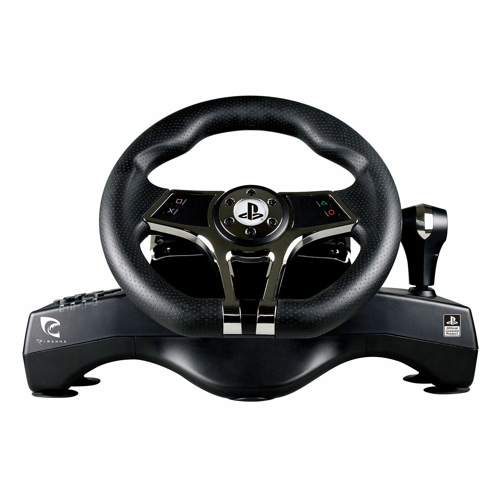 Piranha PS4/PS3 Speed Racing Wheel Rennlenkrad GT-Racing Racinglenkrad Pedalen