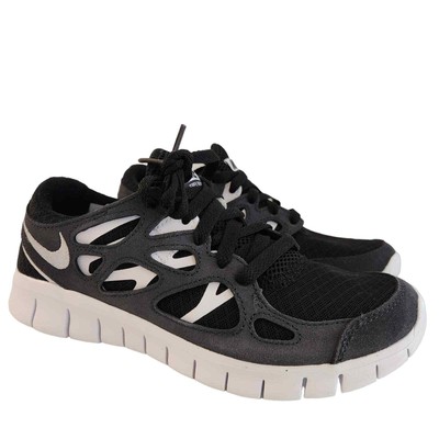 Nike Free Run 2 Womens Black/White-Off Noir Size 7