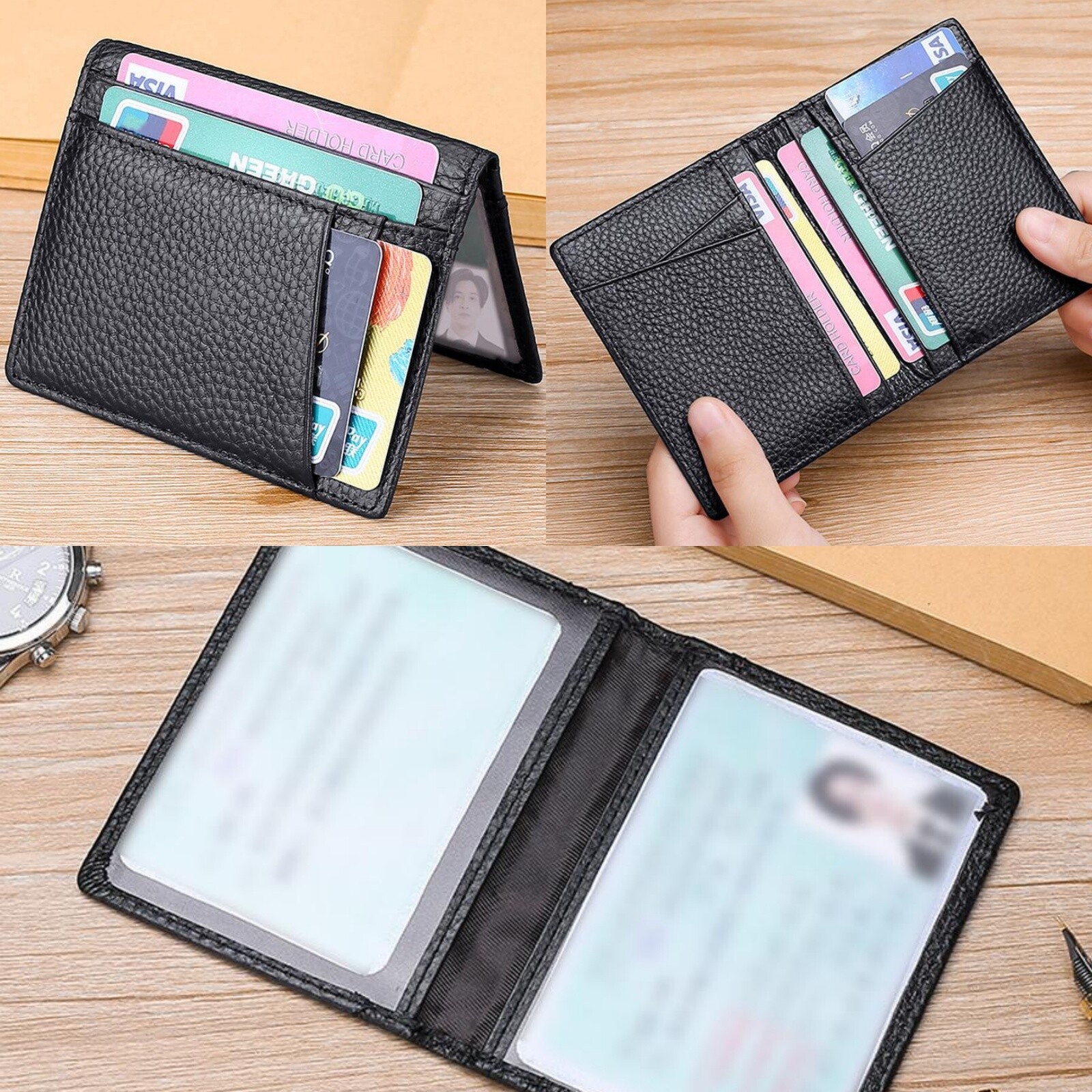 長財布 MACOI Palette snap pocket leather mini card wallet