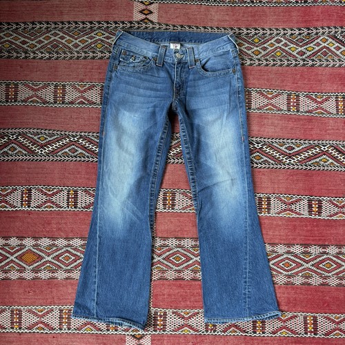 True Religion Joey Flare Jeans 31 Made In USA Y2K 00s 90s | eBay