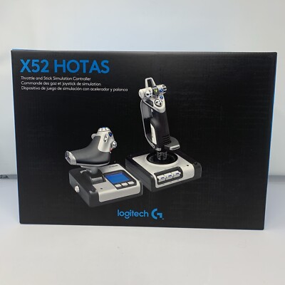 Logitech G Saitek X52 H.O.T.A.S Flight Control System New In Box Ships Today