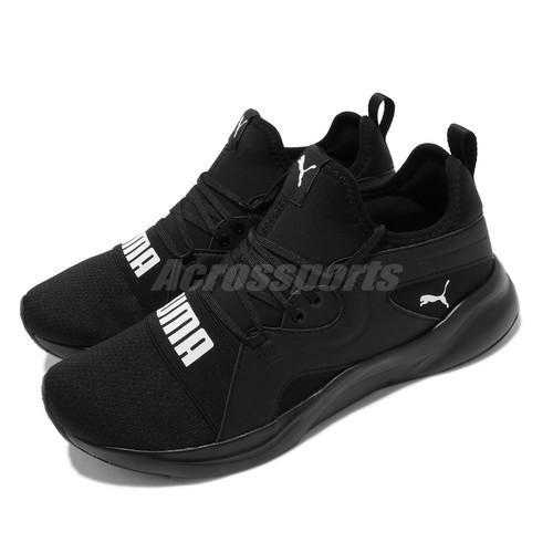 

Puma Softride Rift Breeze Черно-белая мужская спортивная обувь для бега 195067-01, Черный, Softride Rift Breeze