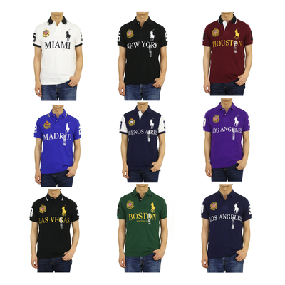 Polo Ralph Lauren Custom Slim Fit Big Pony City Polo Short Sleeve Shirt