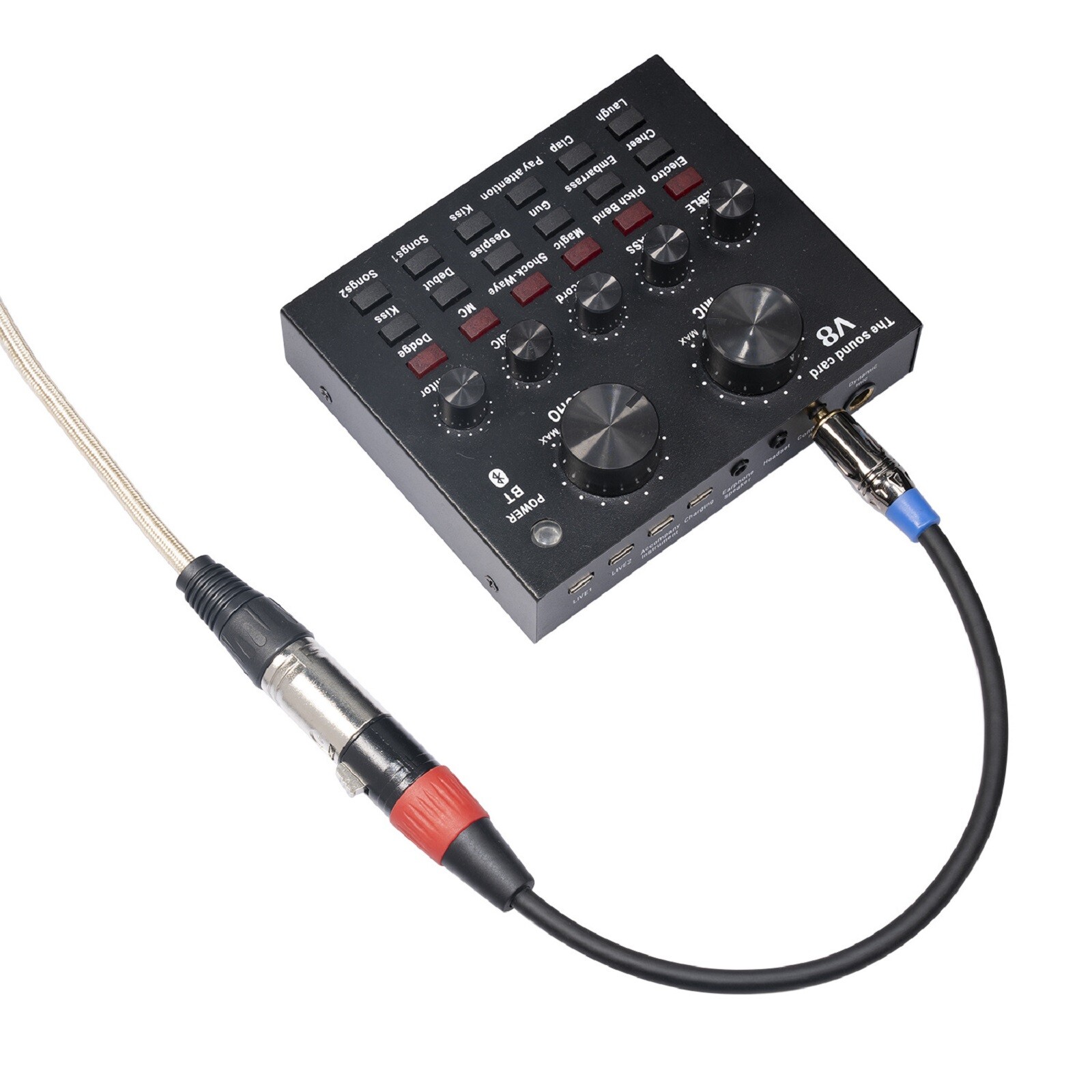 3.5mm TRS Male to XLR Female Shielded Microphone Mic Audio Cable For Mobile