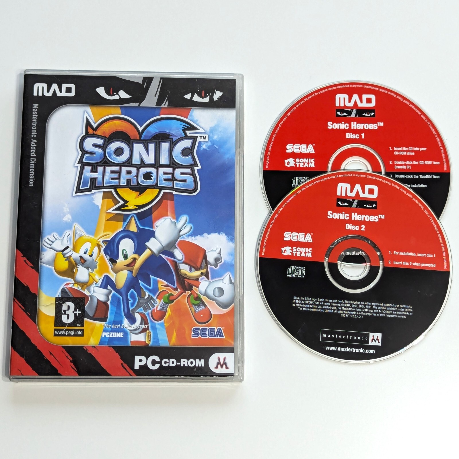 Sonic Heroes - PC CD-ROM - SEGA - MAD - Free, Fast P&P! | eBay
