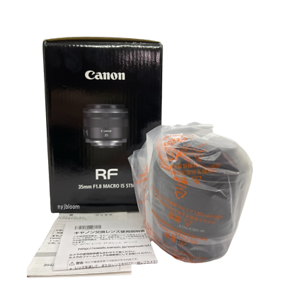 極美品Canon RF 35mm F1.8 MACRO IS STM New CANON RF 35mm f1.8 IS Macro STM Lens for Full-frame