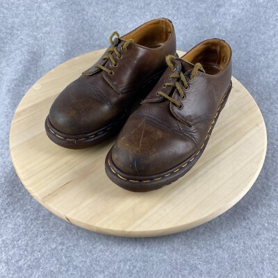 Dr Martens The Original Oxford Shoes Mens US 5 Brown Leather Chunky England Made