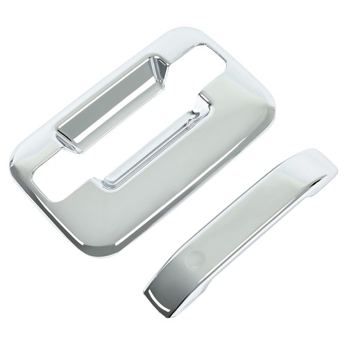 Fit 2004-2014 Ford F150 Chrome 4 Door (With Key Pad) + Tailgate Handle Covers