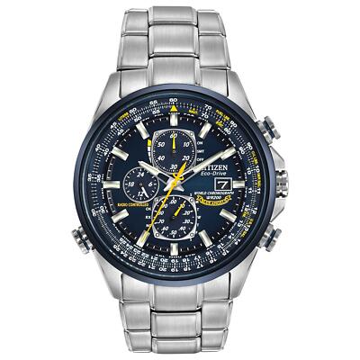 Pre-owned Citizen Promaster Sky Blue Angels At8020-54l Eco-drive Solar Atomic Men Watch
