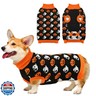 Vehomy Dog Halloween Sweater Pet Pumpkin Ghost Costume Cat Pumpkin Turtleneck Knitwear Shirt Pullover Dog Puppy Halloween Sweaters Clothes Outfits for Cats Small Medium Large Dogs XL