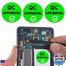 1 inch QC Approval Labels Green Inventory Quality Control Stickers for Warehouse Quality Control Check Tested Pass 1000pcs