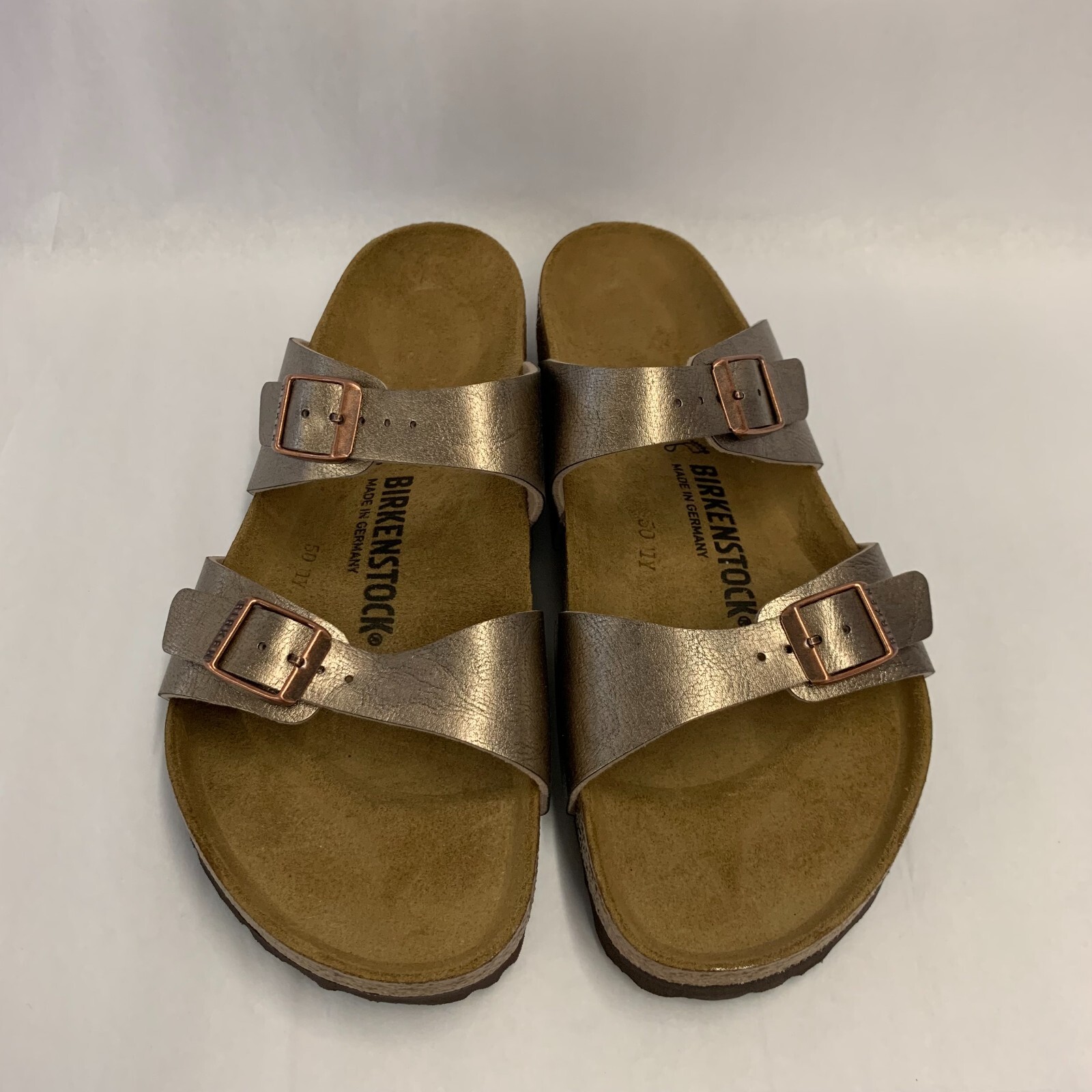 Birkenstock New w/ Box Sydney Graceful Taupe Birko-Flor