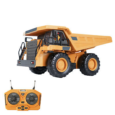 Remote Control Dump Truck Toys 1/24 2.4GHz 9CH RC Construction Toy Vehicles H9J9