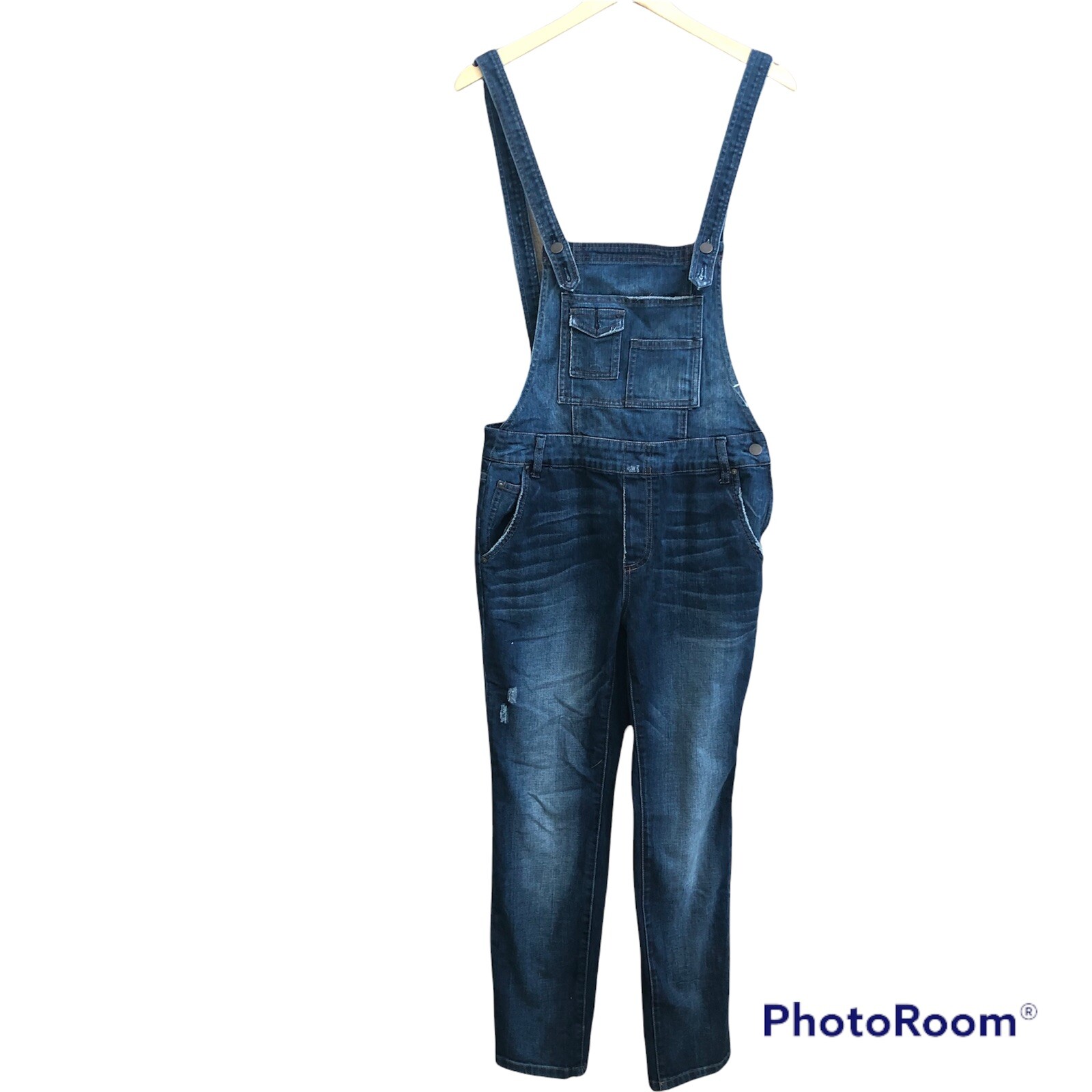 Джинсы Free People Slim Denim Overalls 
