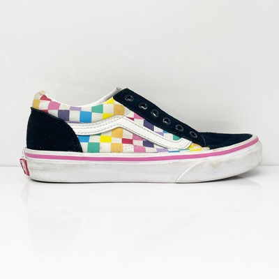 Vans Girls Off The Wall 721356 Многоцветная повседневная обувь Кроссовки Размер 2.5