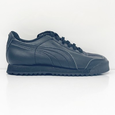 Puma Boys Roma Basic 361594 12 Черная повседневная обувь Кроссовки Размер 11C