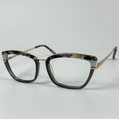 Lulu Guinness L930 Women's Eyeglasses Frame Gray Plastic Full Rim 53-17-140 mm