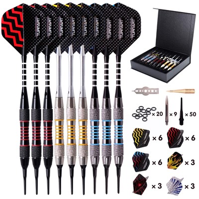 Darts Plastic Tip - Professional Soft Tip Darts Set for Electronic Dartboard ...