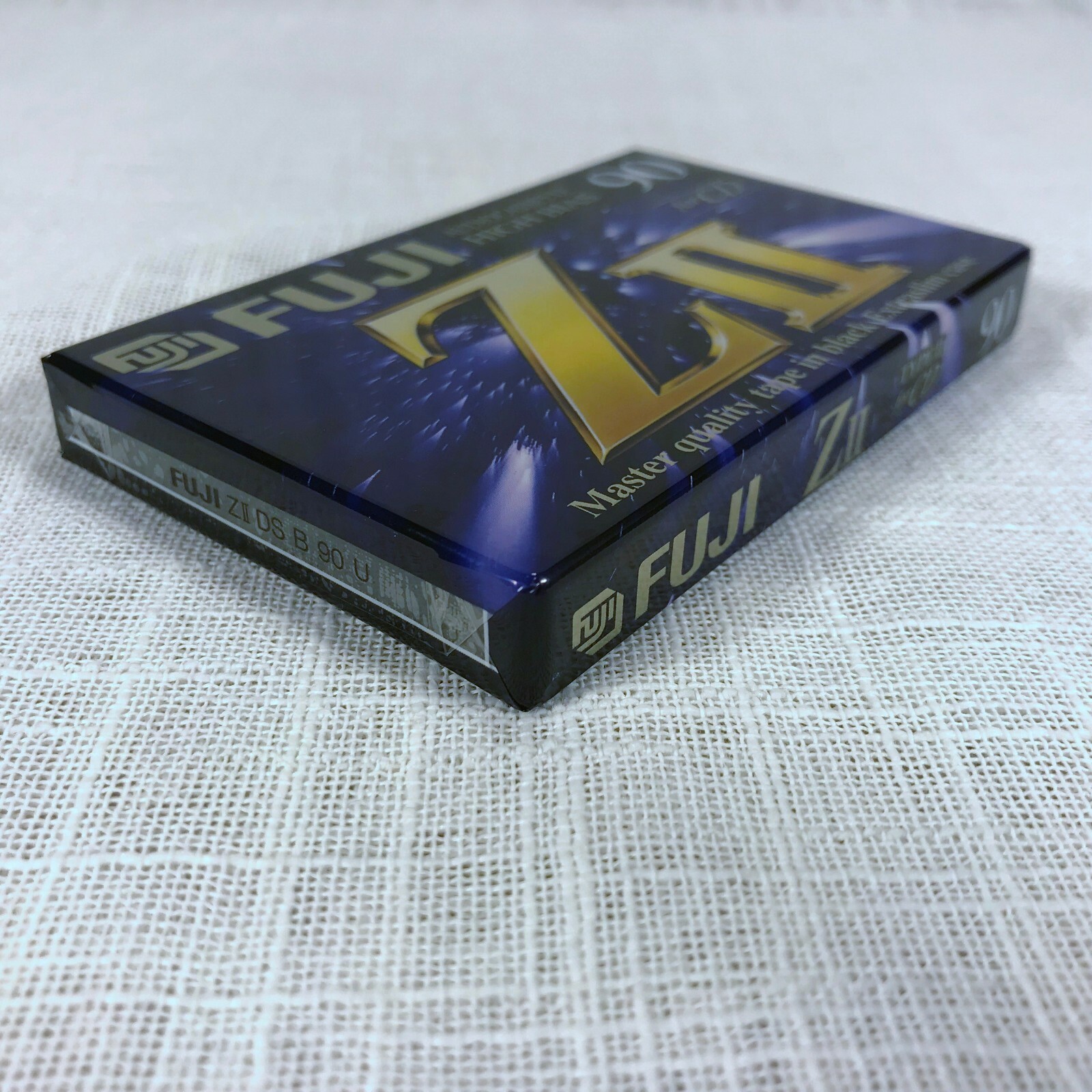 FUJI ZII 90 High Bias Audio Cassette - Master Quality tape in Black Case - CrO2