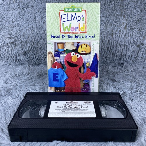 Elmos World - Head to Toe With Elmo VHS Tape 2003 Sesame