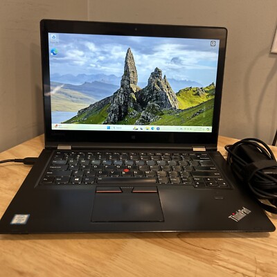 Lenvo Yoga 460 intel core i5 6300u 2.40GHZ 8GB 256GB SSD WCAM WIFI W11 & CORD