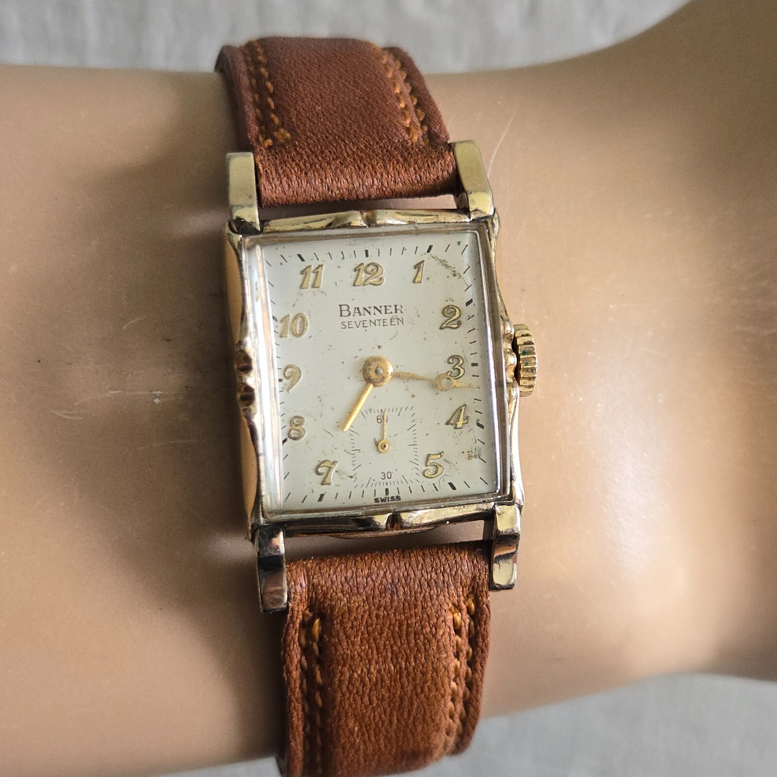 Gruen 21 グリュエン1940s 手巻き 時計 アンティーク