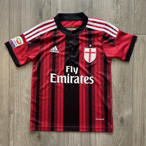 11年製adidas AC Milan Fly Emiratesレアunisex AC MILAN 2011-2012 TRAINING TOP JERSEY ADIDAS SHIRT M