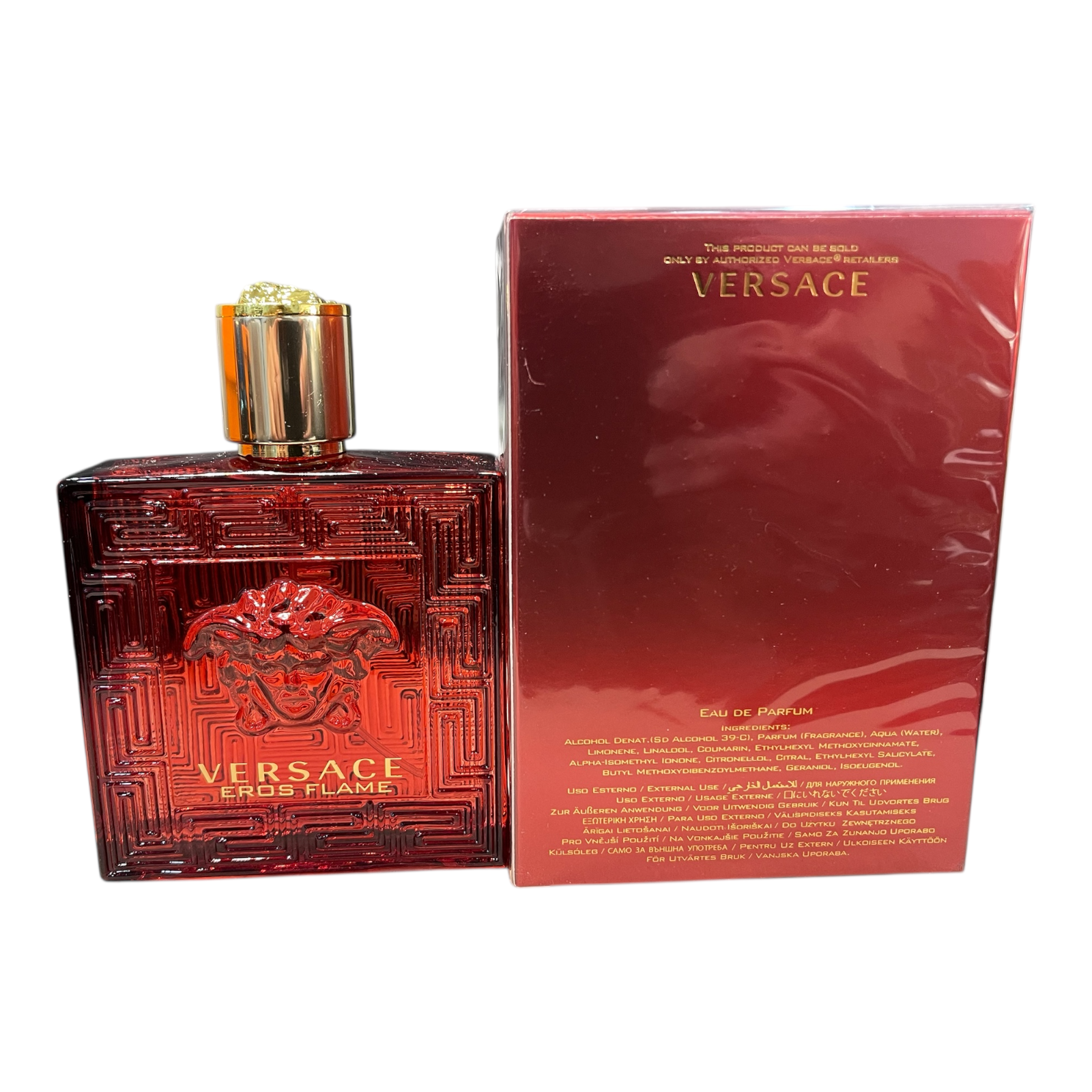 Versace Eros Flame by Versace 3.4 oz EDP Cologne for Men Brand New