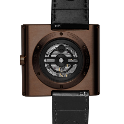 Pre-owned Xeric Soloscope Ii Automatic Dark Copper Black Limited Edition
