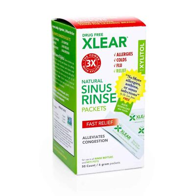 Xlear Sinus Rinse Packets 50 пакетов в коробке